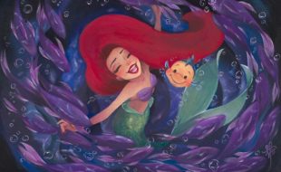 The Little Mermaid ”Wish I Could Be” Gallery Wrapped Canvas by Liana Hee – Limited Edition can now be purchased online