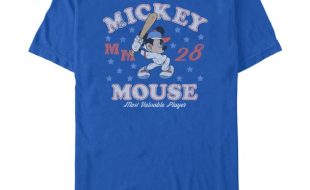Mickey Mouse Baseball T-Shirt for Adults has hit the shelves for purchase