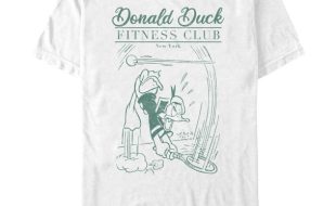 Donald Duck ”Fitness Club” T-Shirt for Adults has hit the shelves