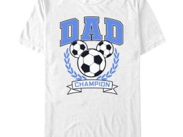 Mickey Mouse Icon Soccer Ball ”Dad Champion” T-Shirt for Adults can now be purchased online