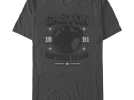 Gaston ”Lifting Team” T-Shirt for Adults – Beauty and the Beast available online