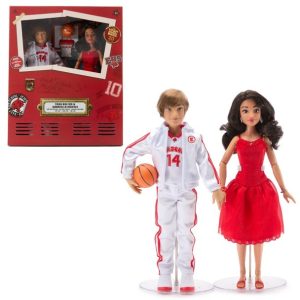 Troy Bolton and Gabriella Montez Limited Edition Collector Doll Set - High School Musical 20th Anniversary - 11 1/2''