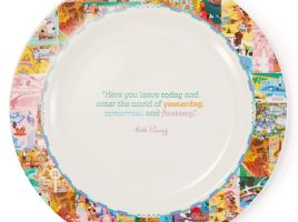 Disney Parks Vintage Maps Plate available online for purchase