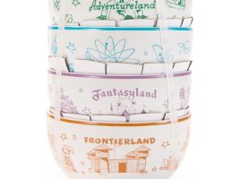 Disney Parks Vintage Maps Bowl Set now available