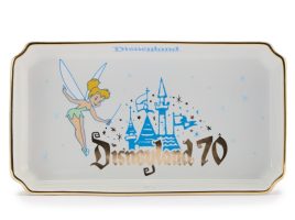 Tinker Bell Ceramic Trinket Tray Disneyland 70th Anniversary now available for purchase