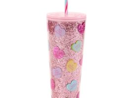 Mickey and Minnie Mouse Valentine’s Day 24 oz. Starbucks® Travel Tumbler with Straw is available online
