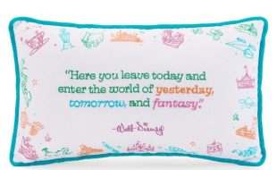 Disney Parks Vintage Maps Accent Pillow is here now