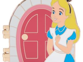Alice and White Rabbit Hinged Pin – Alice in Wonderland – Disney Enchanted Doors – Limited Edition is available online