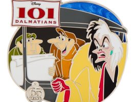 Cruella De Vil Horace and Jasper Badun Pin – 101 Dalmatians 65th Anniversary – Limited Edition now out for purchase