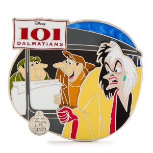 Cruella De Vil Horace and Jasper Badun Pin - 101 Dalmatians 65th Anniversary - Limited Edition
