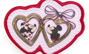 Mickey and Minnie Mouse Valentine’s Day Locket Patch by Stoney Clover Lane now available for purchase