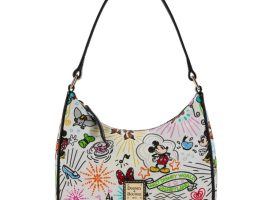 Disney Sketch Baguette by Dooney & Bourke available online