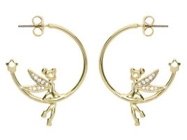 Tinker Bell Half Hoop Earrings has hit the shelves for purchase