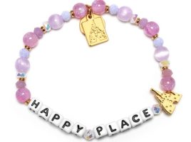 Fantasyland Castle ”Happy Place” Bracelet by Little Words Project available online