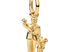 Walt Disney and Mickey Mouse ”Partners” Statue Dangle Charm by Pandora now available