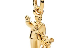 Walt Disney and Mickey Mouse ”Partners” Statue Dangle Charm by Pandora now available online