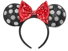 Minnie Mouse Gem-Studded Ear Headband for Adults by BaubleBar available online for purchase