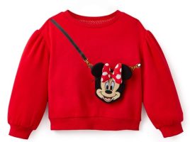 Minnie Mouse Pullover Sweatshirt for Girls – Red has hit the shelves for purchase