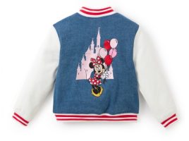 Minnie Mouse Varsity Jacket for Kids now out for purchase
