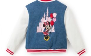 Minnie Mouse Varsity Jacket for Kids now out for purchase
