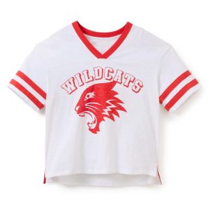 Wildcats Football Jersey T-Shirt for Women - High School Musical 20th Anniversary