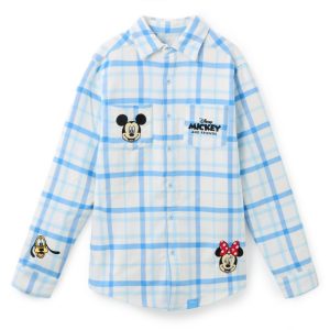 Mickey Mouse and Friends Flannel Shirt for Women by Cakeworthy - Exclusive