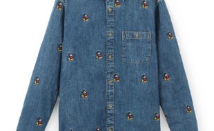 Mickey Mouse Denim Shirt for Men has hit the shelves for purchase