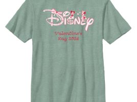 Mickey and Minnie Mouse Valentine’s Day Coquette Style Disney Logo T-Shirt – Customized | Disney Store here now