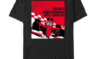 Mickey Mouse Racing ”Birthday Pit Crew” Birthday Party T-Shirt – Customized | Disney Store – Buy Online Now