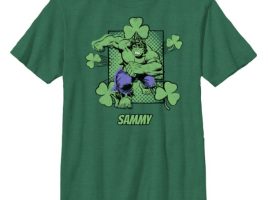 Hulk St. Patrick’s Day Shamrocks T-Shirt – Customized | Disney Store – Get It Here
