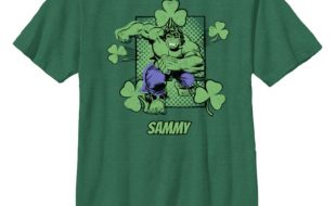 Hulk St. Patrick’s Day Shamrocks T-Shirt – Customized | Disney Store – Get It Here