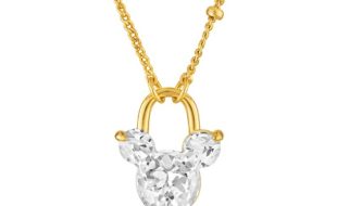 Mickey Mouse Icon Fixed Pendant Necklace by Rebecca Hook is available online for purchase