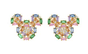 Mickey Mouse Multi-Color Icon Stud Earrings by Rebecca Hook is now out for purchase