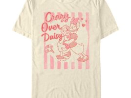 Donald and Daisy Duck ”Crazy Over Daisy” T-Shirt for Adults – Cream available online for purchase