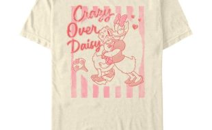 Donald and Daisy Duck ”Crazy Over Daisy” T-Shirt for Adults – Cream now available online