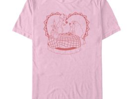 Lady and the Tramp Valentine’s Day T-Shirt for Adults here now
