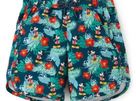Mickey Mouse Adaptive Tropical Swim Trunks for Kids available online for purchase