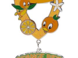 Orange Bird Disney Pin Trading Dangle Pin available online