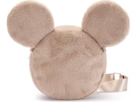 Mickey Mouse Icon Plush Crossbody Bag – Mocha available online