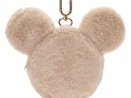 Mickey Mouse Icon Plush Coin Purse Bag Charm – Mocha now out for purchase