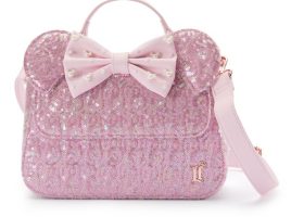 Minnie Mouse Ear Loungefly Crossbody Bag – Rose Pearl – Buy Online Now