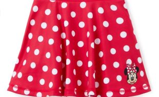 Minnie Mouse Polka Dot Skirt with Built-in Shorts for Kids is here now