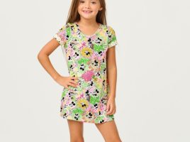 Mickey and Minnie Mouse Mini T-Shirt Dress for Kids by Lilly Pulitzer – Disney Parks here now