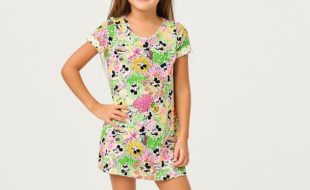 Mickey and Minnie Mouse Mini T-Shirt Dress for Kids by Lilly Pulitzer – Disney Parks here now