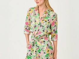 Mickey and Minnie Mouse Linen Button Down Shirt by Lilly Pulitzer – Disney Parks available online for purchase