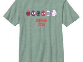 Spider-Man and Friends Super Hero Easter Eggs Lineup T-Shirt – Customized | Disney Store – Purchase Online Now