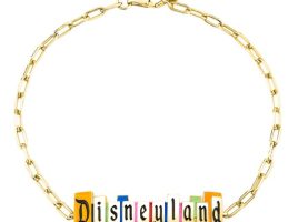 Disneyland Marquee Bracelet by CRISLU – Gold is now available online
