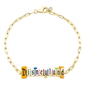 Disneyland Marquee Bracelet by CRISLU - Gold