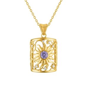 Rapunzel Corona Sun Filigree Necklace by Rebecca Hook - Tangled