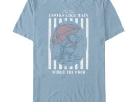 Winnie the Pooh and Piglet ”Looks Like Rain” T-Shirt for Adults is now available